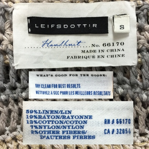Anthropologie Leifsdottir handknit chain Sweater S - Picture 8 of 8